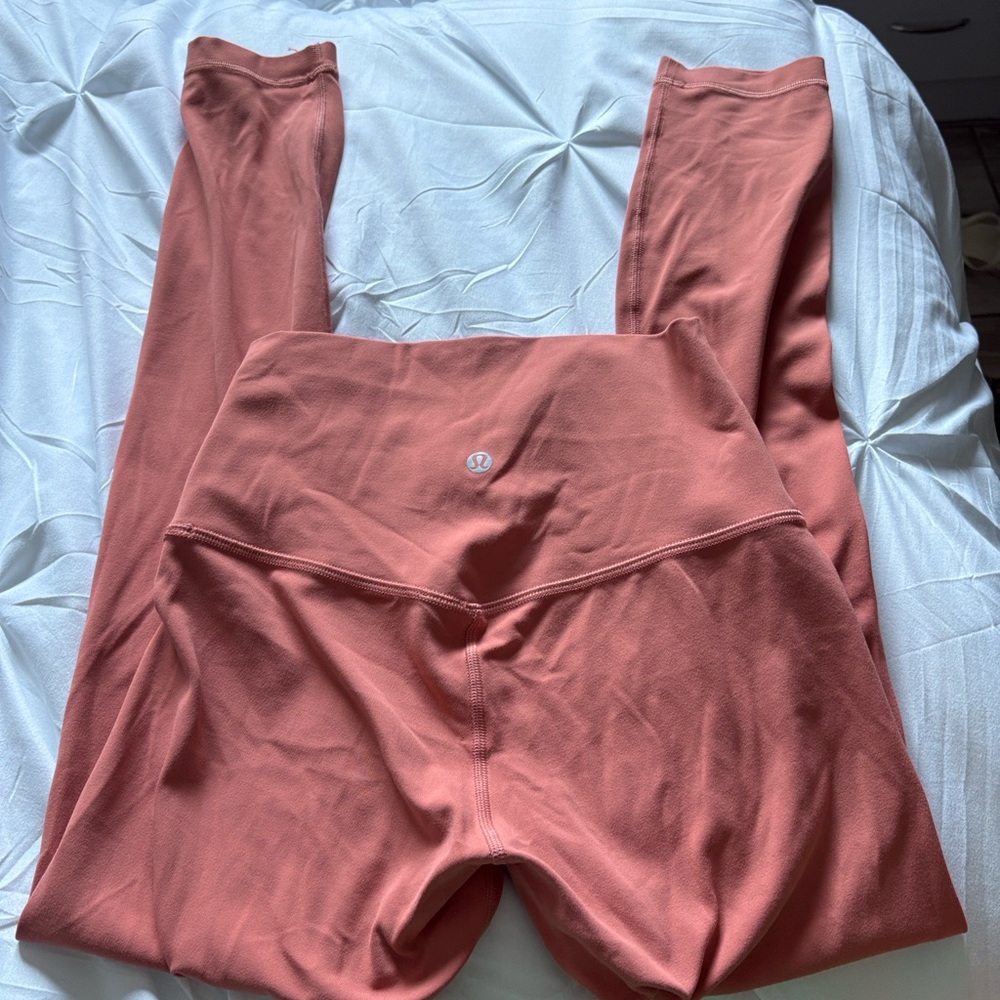 Lululemon Coral High Waisted Leggings